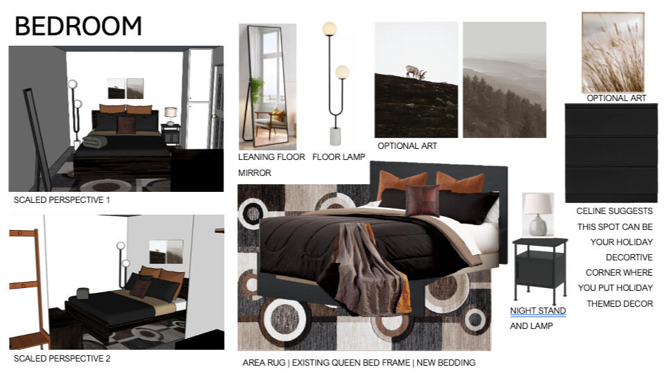 Bedroom Presentation Design